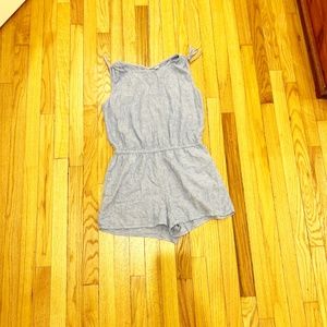 Linen Blend Romper Size Medium